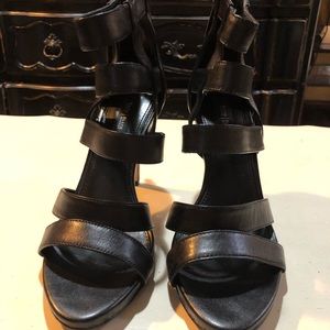 White House Black Market cage-style heel